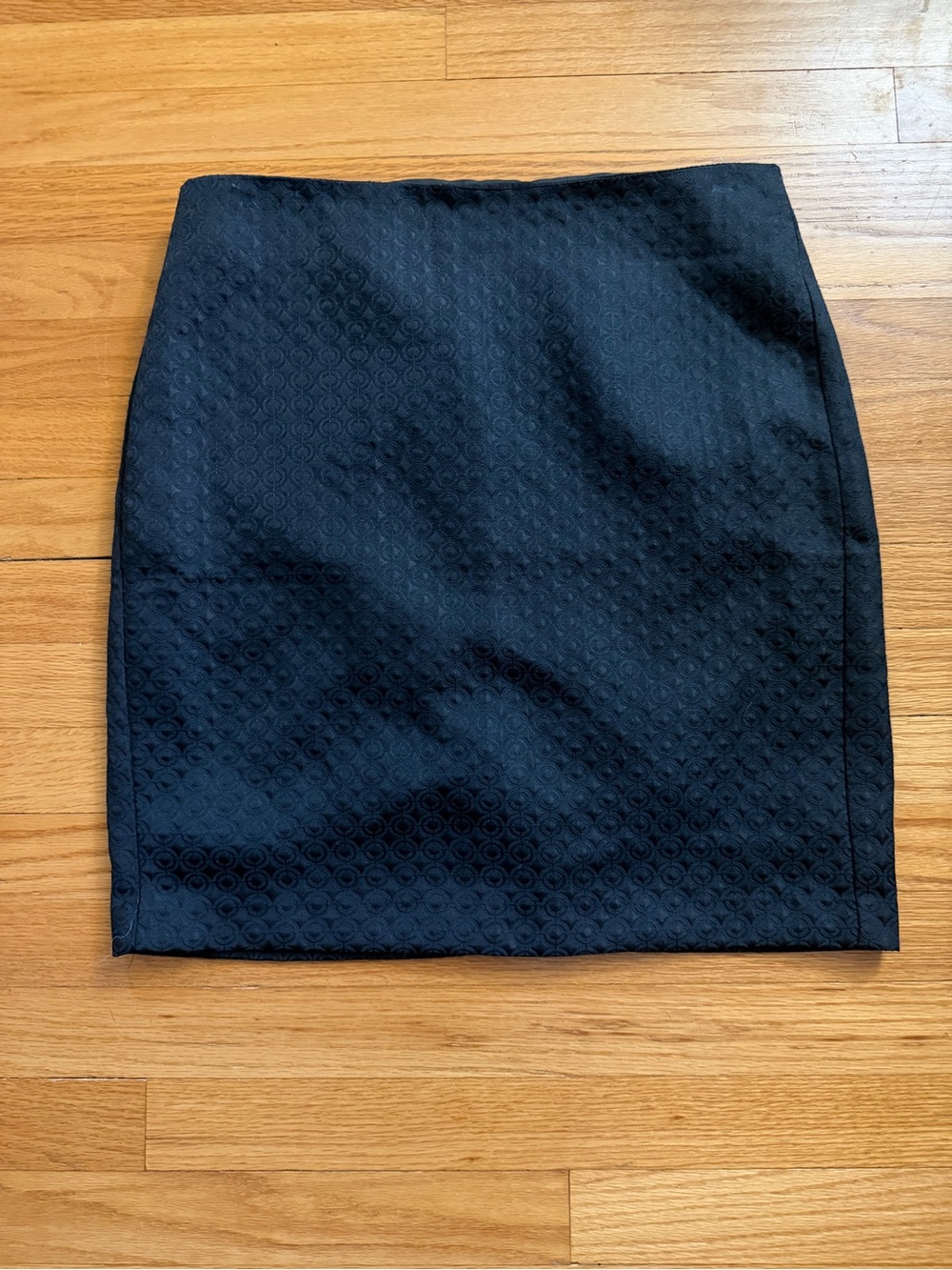 Banana Republic Classic Black Textured Mini Skirt